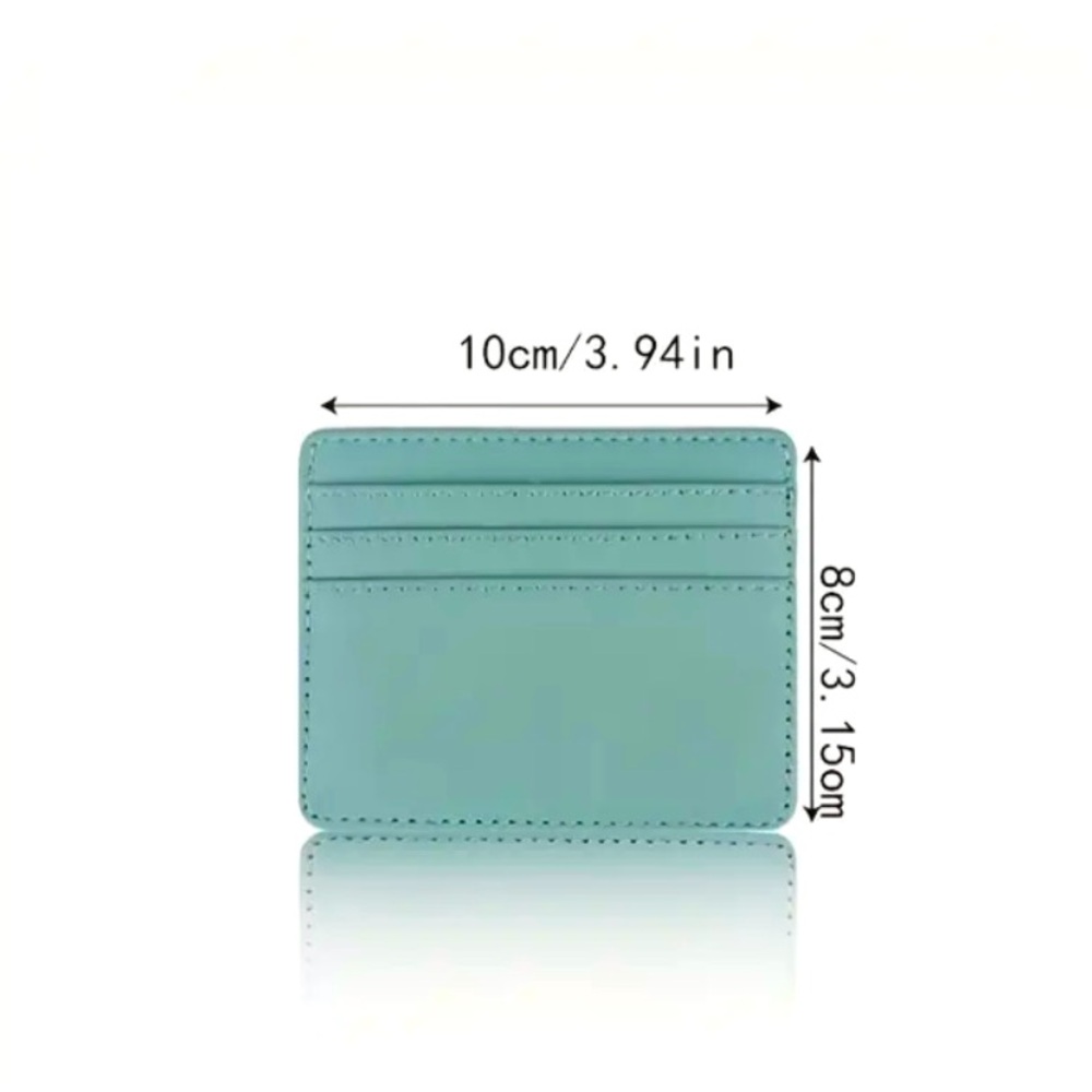Card Holder faux leather thin and lightweight Black NWT - Picture 4 of 5